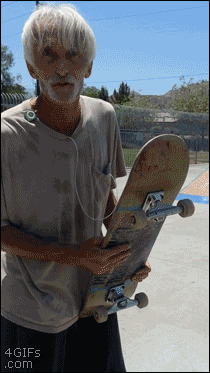 old man skater gif