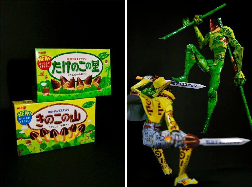 Japanese Artist Turns Packaging Into Awesome Sculptures