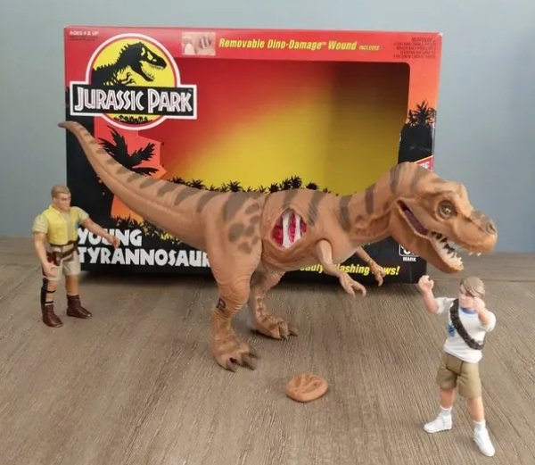 jurassic park t rex toys - Wum El Removable DinoDamage Wound met Jurassic Park Sos Yuing Tyrannosauk adly lashings!