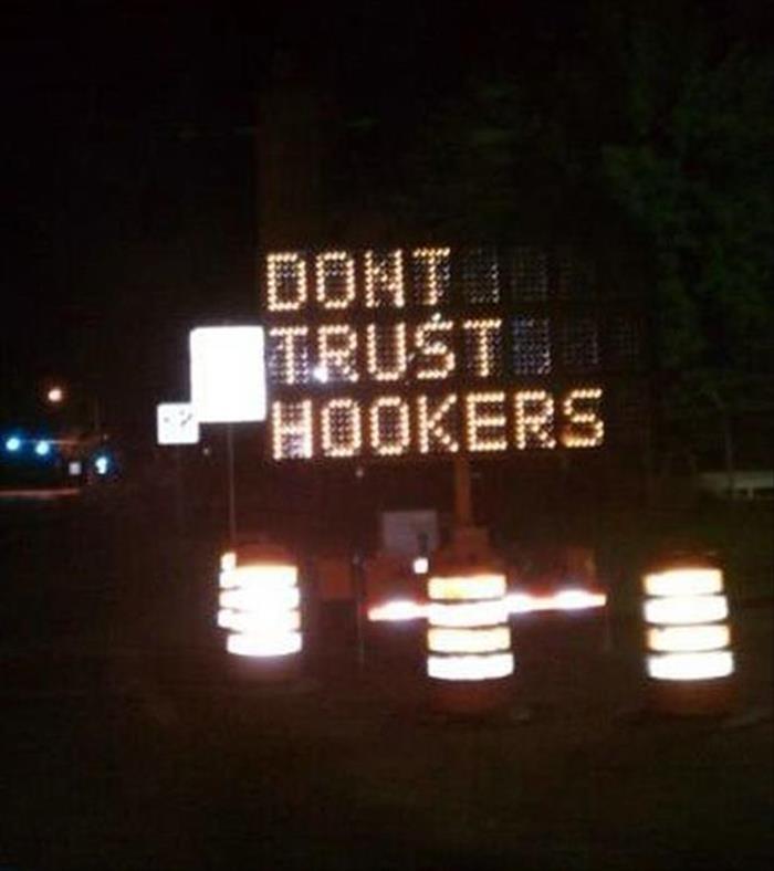 night - Trust Hookers or