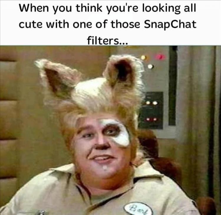 barf spaceballs - When you think you're looking all cute with one of those SnapChat filters...
