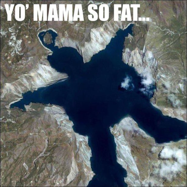 sorry about your mom's skydiving accident - Yo' Mama So Fat..