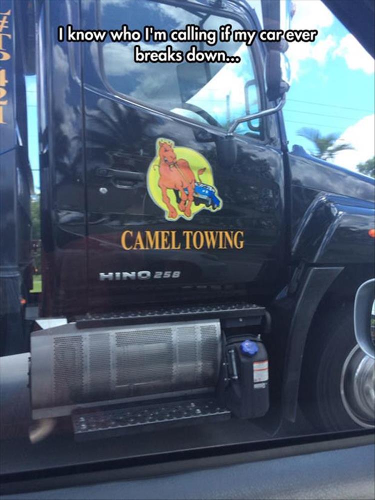 car - I know who I'm calling if my car ever breaks down... Camel Towing Leno 258
