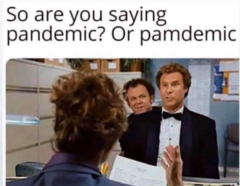 step brothers interview scene - So are you saying pandemic? Or pamdemic