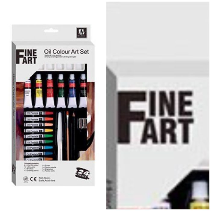 fine art fine fart - Av Ine Oil Colour Art Set Art Gira Fare Care 24 Preces Ce ale As