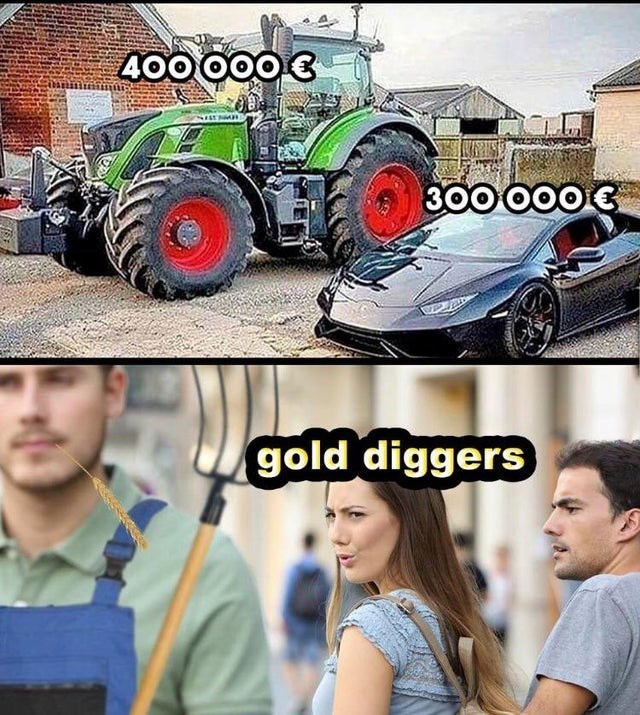 gold diggers meme - 400 000 300 000 gold diggers