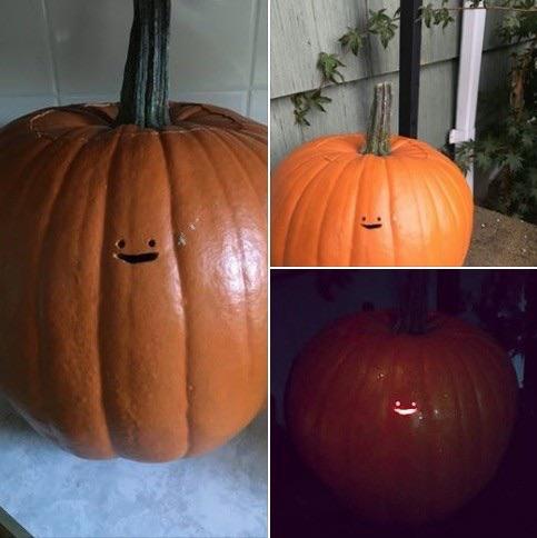 pumpkin carving ideas tiny face
