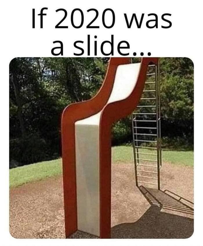 if 2020 was a slide - If 2020 was a slide...