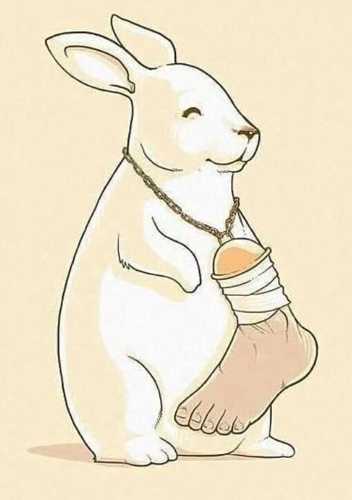 rabbits foot funny