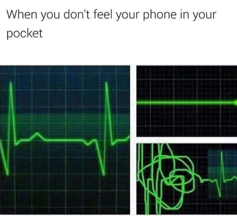 funny pictures -  you don t feel your phone - When you don't feel your phone in your pocket