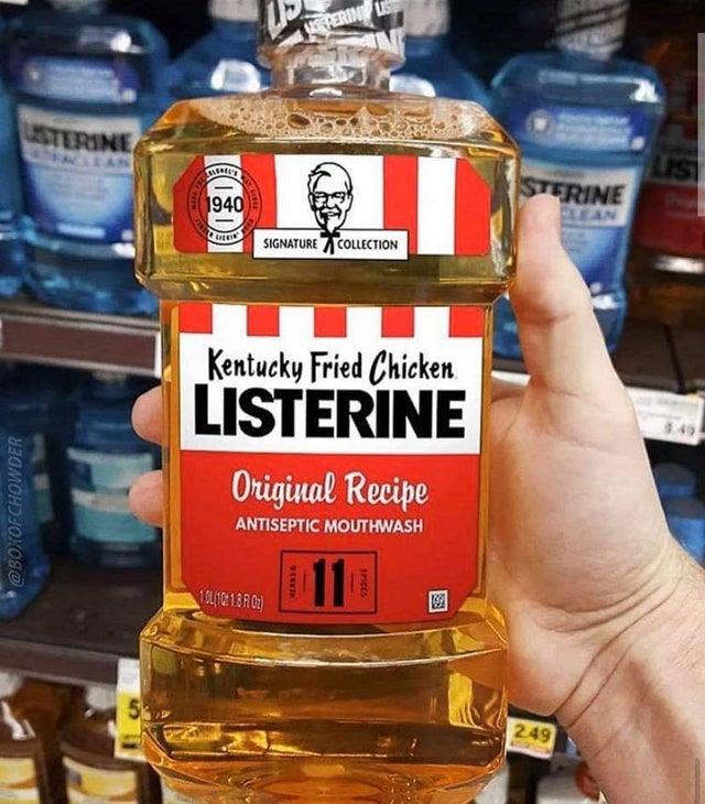 kentucky fried chicken listerine - Severin Usterine Lisi Sterine 1940 Tros Signature Collection Kentucky Fried Chicken Listerine Original Recipe Antiseptic Mouthwash 1.6L10 1.8707 51 249