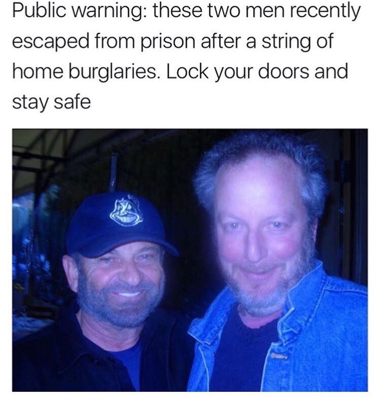joe pesci daniel stern meme - Public warning these two men recently escaped from prison after a string of home burglaries. Lock your doors and stay safe