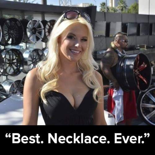 best necklace ever - "Best. Necklace. Ever."