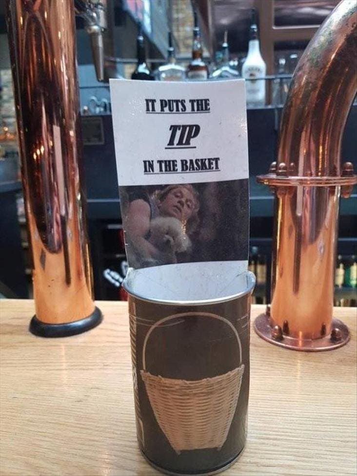 puts the tip in the basket - It Puts The In The Basket