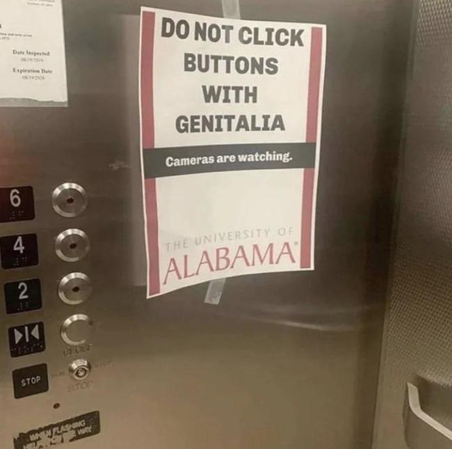 university of alabama - Do Not Click Buttons With E Genitalia Cameras are watching. 6 4 The University Of Alabama 2 Stop Flasing wy