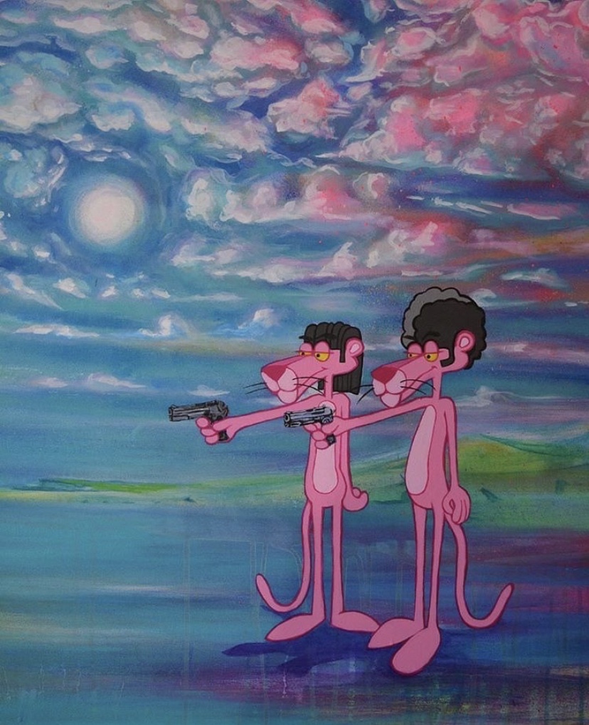pink panther pulp fiction