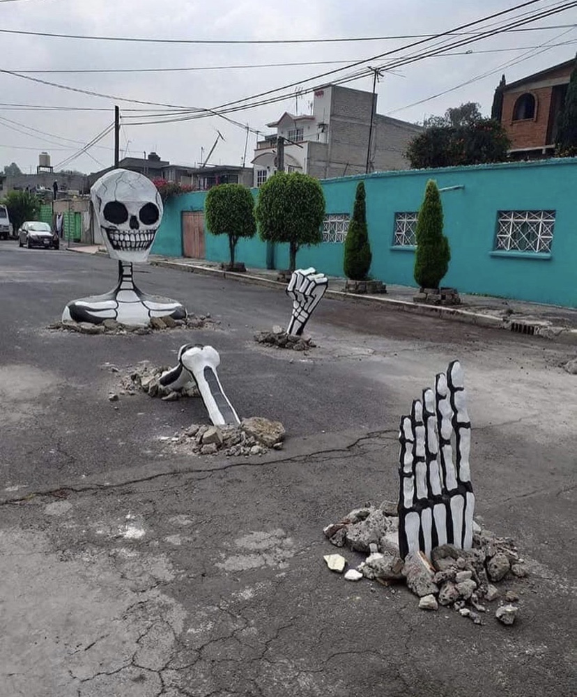 mexico skeleton street - Kams
