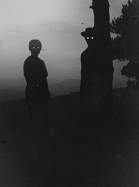 scary creepy silhouette