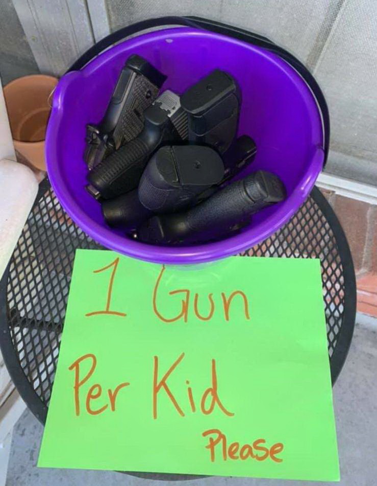 plastic - 1 Gun Per Kid Please