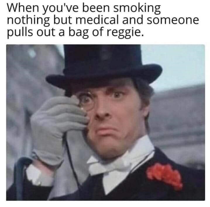 snob monocle - When you've been smoking nothing but medical and someone pulls out a bag of reggie.