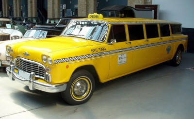 4. Checker Taxi, A classic stretch taxi from the sixties. Available as both sedan and estate both stretched.