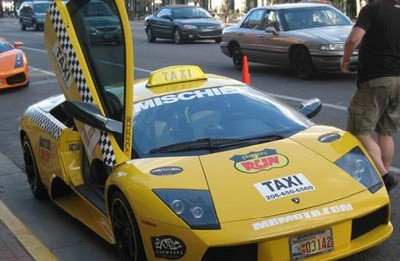 9. Lamborghini Taxi, haha seriously.
