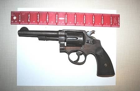 he arrested man who had a gun hidden in his rectum.  Michael Leon Ward from North Carolina was arrested and apparently stashed a .38 barrel revolver in his rectum. According to police, the unloaded 10-inch weapon was not discovered until after the suspect had been booked into a cell in the county jail and had a thorough strip search. Thankfully the gun was unloaded.