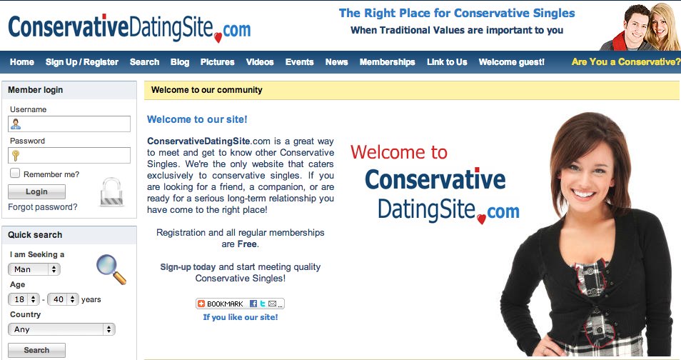 Conservative Dating Site puts the FOX in Fox News.