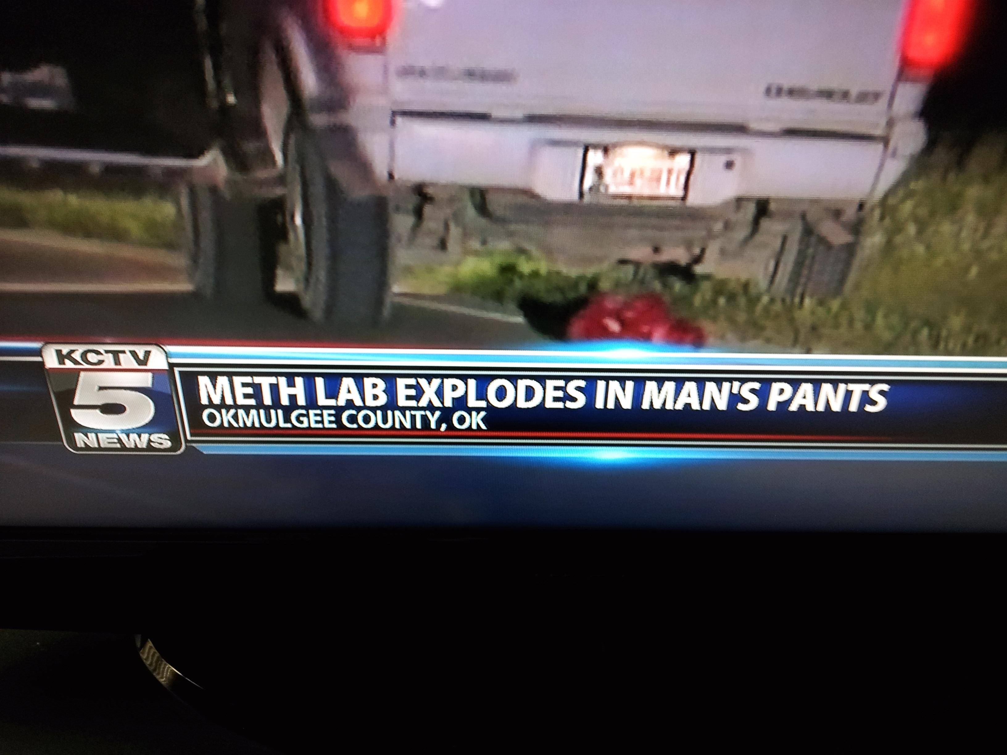 vehicle registration plate - Methlab Explodes In Man'S Pants Okmulgee County, Ok News
