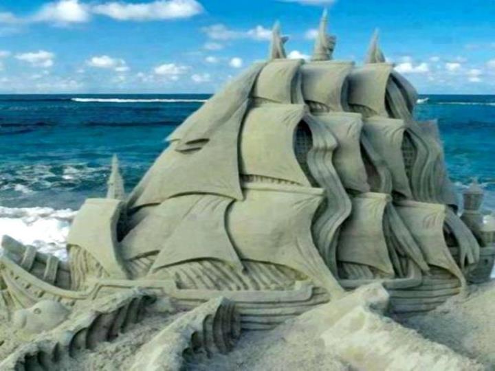 your sand castle was awesome... think again