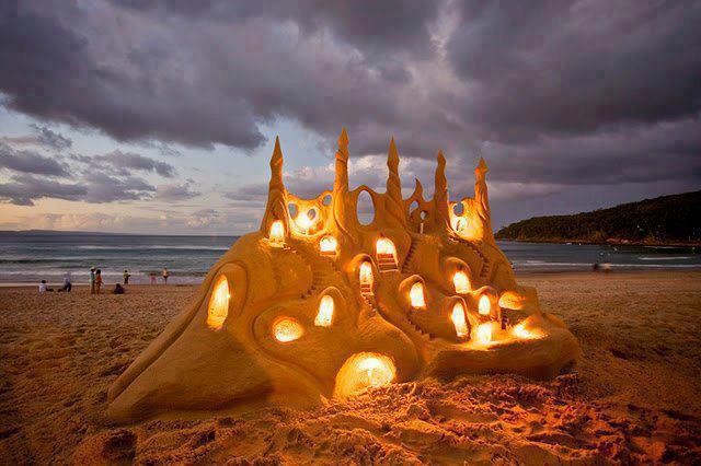 your sand castle was awesome... think again