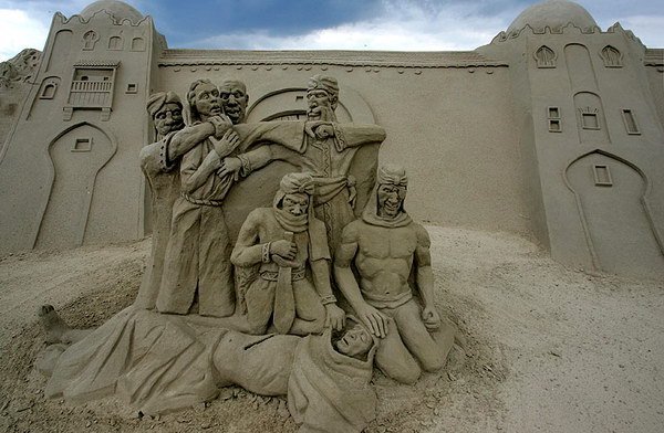 your sand castle was awesome... think again