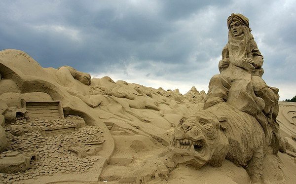 your sand castle was awesome... think again