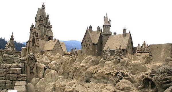 your sand castle was awesome... think again