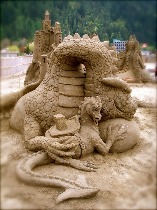 your sand castle was awesome... think again