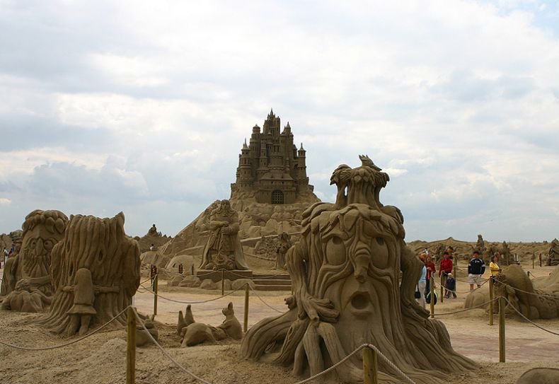 your sand castle was awesome... think again