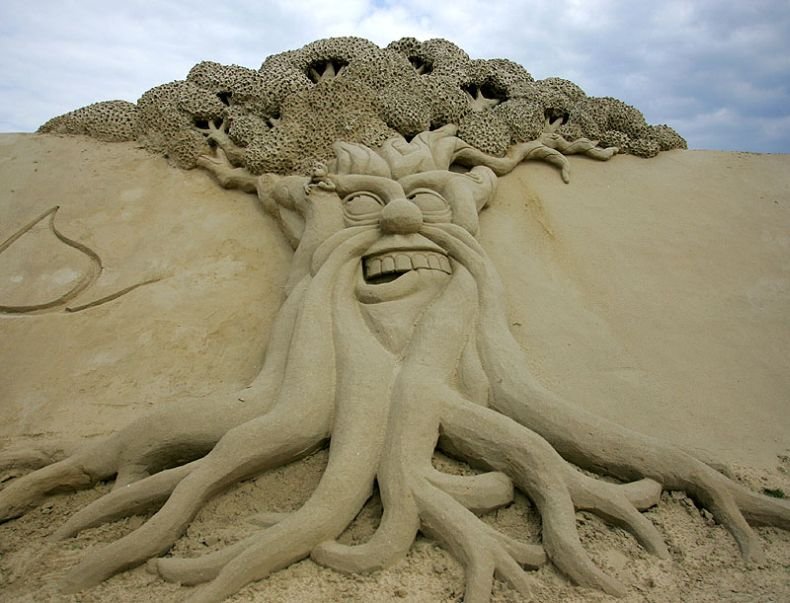 your sand castle was awesome... think again