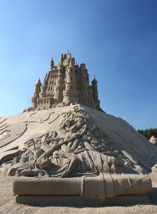 your sand castle was awesome... think again