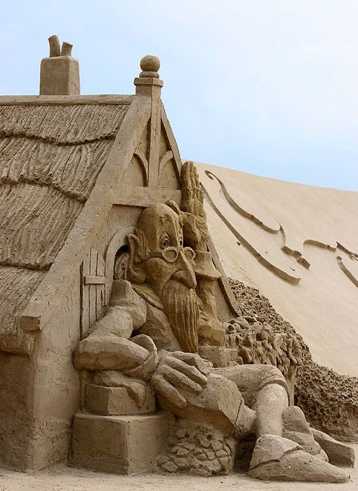 your sand castle was awesome... think again