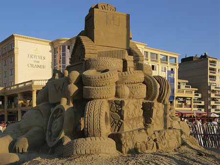 your sand castle was awesome... think again