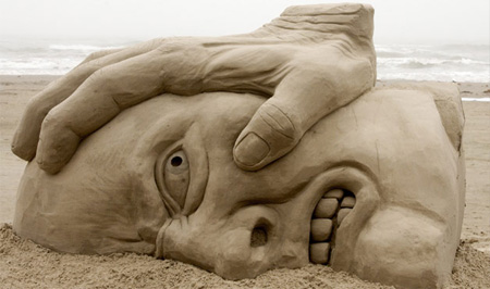 your sand castle was awesome... think again