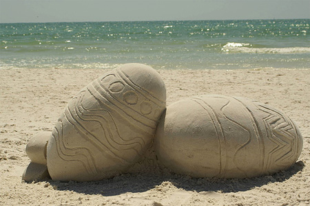 your sand castle was awesome... think again