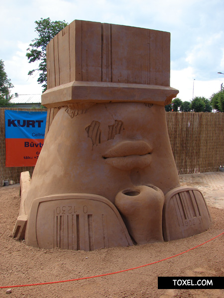 your sand castle was awesome... think again