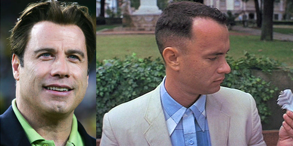 John Travolta turned down the lead role for both Forrest Gump and The Green Mile, both of which went to Tom Hanks.
