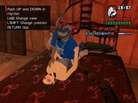 gta san andreas hot coffee - Push Up and Down in rhythm Lmb Change view Lshft Change posirion Return Quir S999999 Excitement