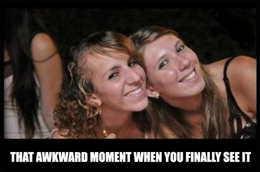 That's an awkward moment.