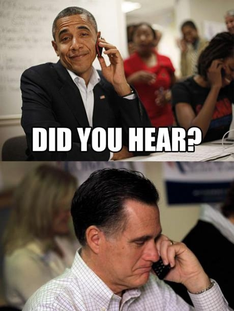 That awkward moment when Obama called to let Mitt know.