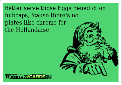 Mmm, Eggs Benedict.