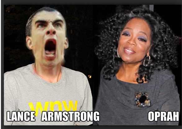 Today on Oprah Lance Armstrong Tells All.