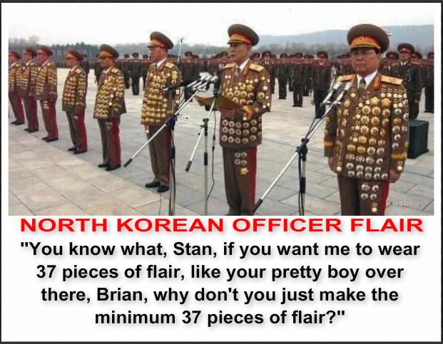 Flair does not equate to swagger. Someone please tell Kim Jong Un.